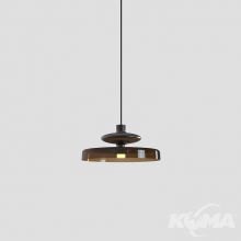 TREAD lampa wisząca brązowa 12W LED 2700K 1500 lm ściemnialna